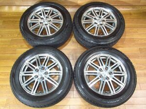 RIVAZZA 6.5J-16 off+50 pcd114.3/5H DSX2 215/60R16 16インチアルミホイール+スタッドレスタイヤ4本クラウン/マークX/カムリ/エスティマ他