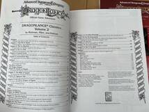 英語版 ドラゴンランス クラシックボリューム全巻(3冊) Dragon Lance ダンジョンズ&ドラゴンズ Advanced Dungeons & Dragons, D&D,TSR,TRPG_画像7