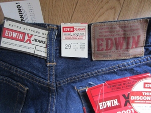 【新品・送料無料】　EDWIN X-JEANS 　 W２９　６０１XX　BOOT CUT　