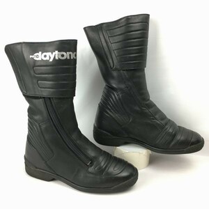 FREY　Daytona/デイトナ　バイクブーツ　ライディング　ツーリング　サイズ38　23.5-24.5程度　黒　管No.WR34