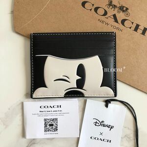 COACH コーチ ディズニー コラボ カードケース パスケース ウィンク ミッキーマウス