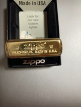 zippo 254B ソリッドブラス,ハイポリッシュ未使用品_画像4