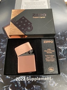 Zippo SOLID COPPER ソリッドカッパー 銅無垢 2022年新品未使用品 Xmas セール価格！