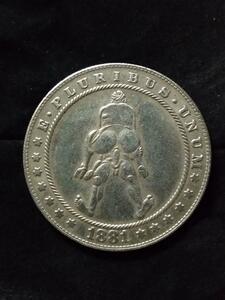 古銭 外国硬貨　アメリカ合衆国　ルンペン記念幣 モルガン F4-2