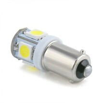 24V BA9S LED 5連 5050 角マーカー ルーム球 デコトラ トラック 車高灯 ホワイト 白 10個セット wd84-W_画像2