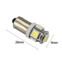 24V BA9S LED 5連 5050 角マーカー ルーム球 デコトラ トラック 車高灯 ホワイト 白 10個セット wd84-W_画像4