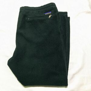 90-е годы США Vintagonia Synchilla Snap-T штаны Patagonia American Sinlillus Snap T Fleece Pants Green M 96-летний Made F6