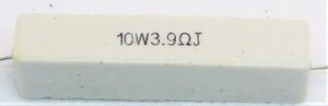 セメント抵抗 10w 3.9Ω 2個セット