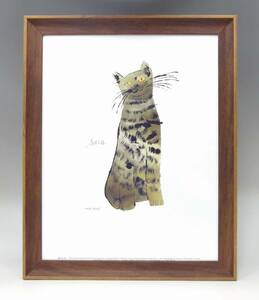 新品☆額付アートポスター★絵画☆andy warhol★アンディ・ウォーホル☆アメリカンポップアート◎猫☆サム☆SUM☆Cat☆19