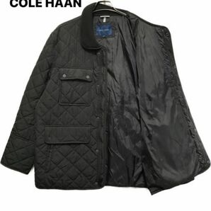 コールハーン　COLE HAAN　中綿ハーフコート★軽量★黒色　XL