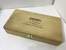 未使用【Zippo】ジッポー腕時計 タグ木箱付き デッドストック ビンテージ_画像3