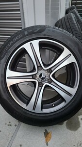 メルセデス・ベンツEクラス(W213) ★純正ホイール付タイヤ4本　★225/55R17 ピレリ CINTURATO P7 製造★2021年20週2本★2018年30週2本