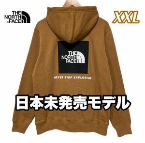 THE NORTH FACE ノースフェイス スクエアロゴ プルオーバーフーディ パーカー 日本未発売モデル　試着のみ