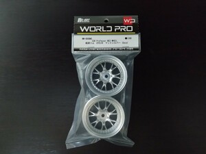 [WW-0808MS] WORLDPRO SSR Professor MS3 WHEEL オフセット8（超深リム）　マットシルバー (2pcs) RC ラジコン RC-ART ホイール