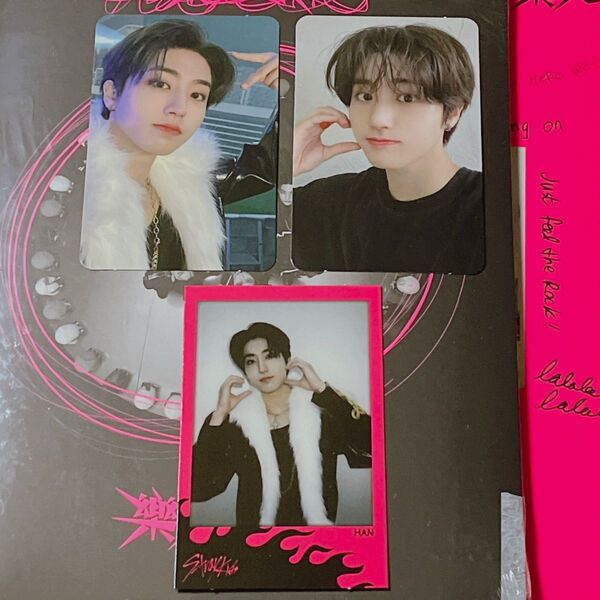 樂-star soundwave 3rd LUCKYDRAW トレカ ポラ Stray Kids スキズ ハン HAN