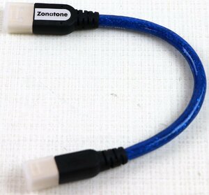 P♪ジャンク品♪オーディオ用USB ケーブル 『6N/USB for HiVi』 Zonotone/ゾノトーン 長さ：0.2m 「HiVi」2012年9月号 付録 ※動作未確認