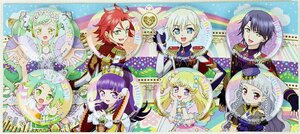 P◇中古品◇アニメグッズ 缶バッジ 8個セット アイドルタイム プリパラ 夢オールスターライブ タカラトミーアーツ/TAKARATOMY A.R.T.S