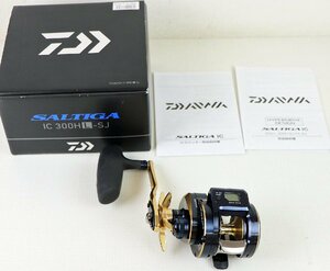 S◇中古品◇釣具/ベイトリール 21ソルティガ IC 300HL-SJ 左ハンドル ダイワ/Daiwa SALTIGA ジギング 箱・取扱説明書つき