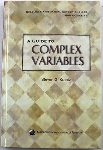 P◆中古品◆洋書 『A Guide to Complex Variables』 9780883853382 Krantz, Steven G. Dolciani Mathematical Expositions 数学/英語