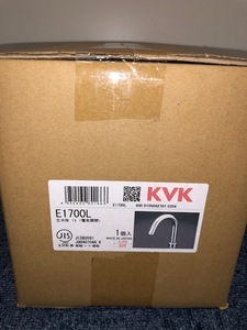 【自動水栓】KVK センサー水栓 AC100V仕様 E1700L 1個