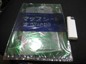 コレクション●マップシート 定型地図 定規 日本編 縮尺 1/670万 レトロ