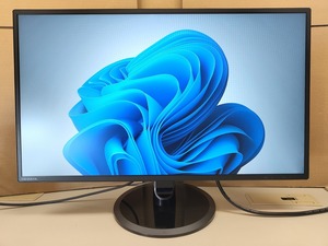 1円～ I-O DATA LCD-MF277XDB 27インチワイド液晶ディスプレイ 1台　2-①