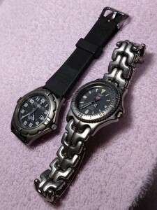 エルジン&CASIO　稼働中　メンズ　アナログ　3針　中古　