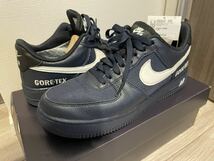 NIKE AIR FORCE 1 GTX GORE-TEX NAVY US8.5 CK2630-400 エアフォース1 ゴアテックス ネイビー OBSIDIANナイキ supreme fragment_画像2