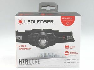 ◆未使用 LEDLENSER レッドレンザー H7R CORE LED 充電式 ヘッドライト USB充電式 明るさ1000ルーメン 懐中電灯 ヘッドランプ◆