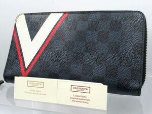 ★LOUIS VUITTON ルイ ヴィトン N64013 ジッピーウォレット オーガナイザー ダミエ・コバルト アメリカズカップ 2017年限定 長財布 メンズ