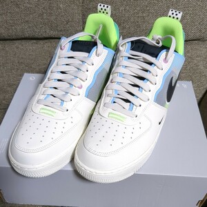 未使用品 Nike Air Force 1 React Low Sail Barely Bolt Ghost Green Black ナイキ エアフォース 1 リアクト セイルベアリー ボルト26.5cm