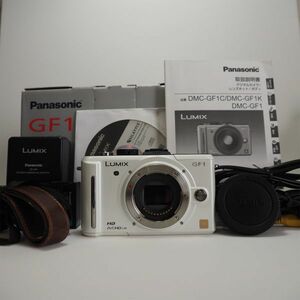 パナソニック Panasonic LUMIX DMC-GF1 ホワイト ボディ 元箱 [美品] #Z1A