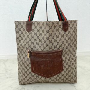 1円 GUCCI グッチ　オールドグッチ　パフューム　シェリー　トートバッグ シェリーライン レディース