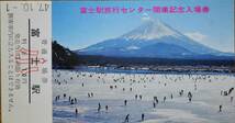 「富士駅旅行センター 開業記念入場券」(富士駅) 4枚組　1972,静岡鉄道管理局_画像8