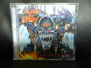 (43)　 JUDAS PRIEST　　/　　JUGULATOR　 　 　日本盤　 　 ジャケ、日本語解説 経年の汚れあり