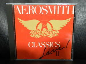 (6)　 AEROSMITH　　/　　CLASSICS LIVE Ⅱ 　　輸入盤　　ジャケ、経年汚れあり