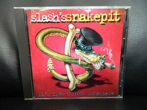 (10)　 SLASH'S SNAKEPIT 　/　 IT'S FIVE O'CLOCK SOMEWHERE　　日本盤　 　 ジャケ、日本語解説 経年の汚れあり