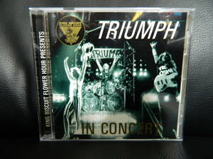 (33)　 TRIUMPH　　/　 IN CONCERT　　 　日本盤　 　 ジャケ日焼け跡あり、日本語解説 経年の汚れあり