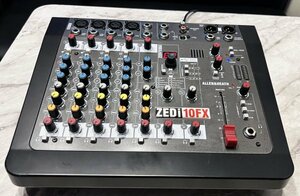 ALLEN&HEATH アレンアンドヒース ZEDi-10FX アナログミキサー エフェクト搭載 中古 美品