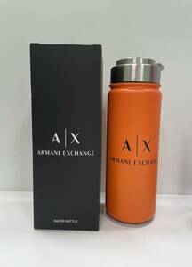 【B-12646】［未使用］アルマーニ エクスチェンジ ノベルティ 水筒 ARMANI EXCHANGE オレンジ 小物 ブランド