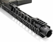 【フルメタル】M4 NIGHT RAILタイプ M-LOK フルメタル電動ガン 重量2500g フレーム マガジン ストックパイプ ハンドガード 金属製_画像4