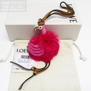  Loewe LOEWE фламинго очарование C831232X05 мех × кожа яркий розовый прекрасный товар [ качество iko-]