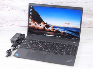 Bランク ThinkPad Lenovo L15 第12世代 i5 1235U NVMe256GB メモリ16GB FHD液晶 Webカメラ Win11