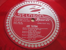 ☆ART TATUM♪SOLOS & TRIO☆STINSON SLP 40☆mono☆Red Vinyl☆US盤☆LP☆1962☆_画像5