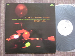 ★MUSIC INC. ♪LIVE AT SLUGS' Vol.1★Charles Tolliver/Stanley Cowell/Cecil McBee/Jimmy Hopps★STRATA-EAST トリオ PA-7056★LP★