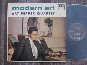 ★★ART PEPPER QUARTET♪MODERN ART★intro キング GXF 3129★mono★LP★★