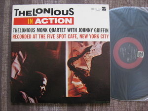 ★☆★THELONIOUS MONK QUARTET♪THELONIOUS IN ACTION★Johnny Griffin★Riverside 日本グラモフォン MW 2020★LP★1971★☆★