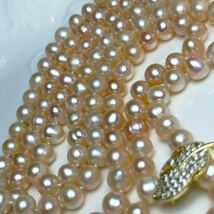 本真珠ネックレス8.5mm 130cm jewelry Pearl パールネックレス _画像5