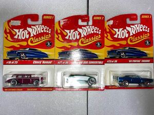 500円スタート！未使用品 1/64 Hot Wheels 2004〜6 classics series1、2、3 #16 #21 #23ミニカー3台まとめ売り