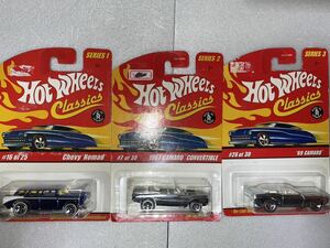 500円スタート！未使用品 1/64 Hot Wheels 2004〜6 classics series1、2、3 #16 #1 #26 ミニカー3台まとめ売り